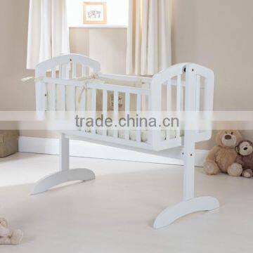Baby Swinging Crib in White