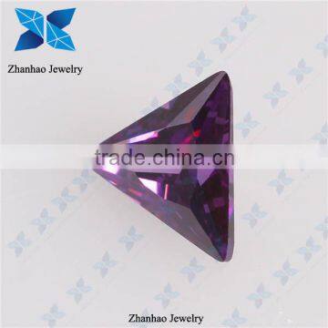 Amethyst triangle ladies artificial stone jewellery