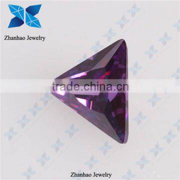 Amethyst Triangle Ladies Artificial Stone Jewellery