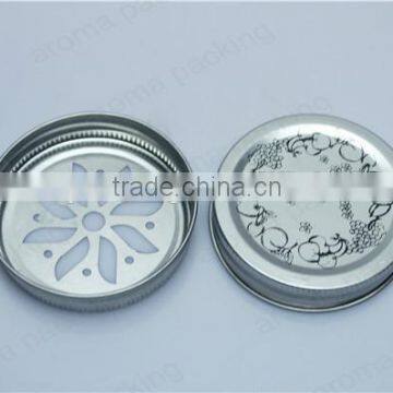 Eco-friendly Tinplate Metal Type Mason Jars Metal Lid photo-2