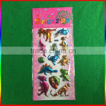 dinosaur design 3D blister cartoon stickers