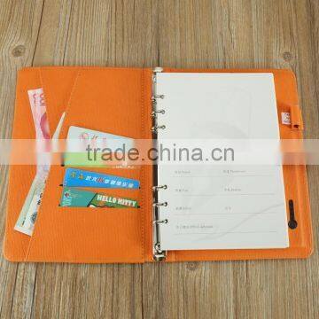 A5 PU Leather Notebook With Elastic Band Custom Logo Notepad photo-3