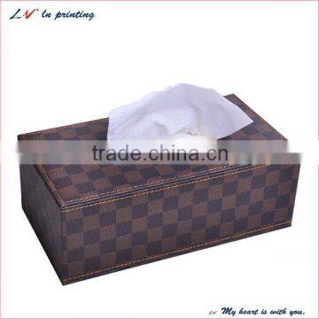Professional Manufacture Unique Leather Tissue Box With High Quality Material in Shanghai photo-4