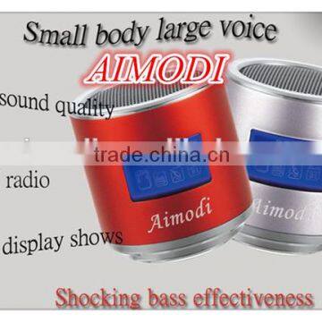 Aimodi 2015 MINI Digital speaker,portable mini speaker , little body strong power