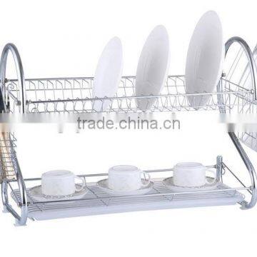 high quality hot selling 2 tier kitchen dish rack