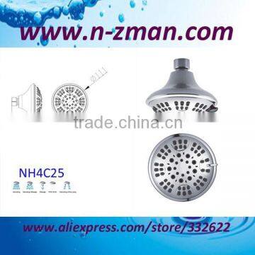 5-jet rain shower head,5-jet saturating shower,5-function rain shower