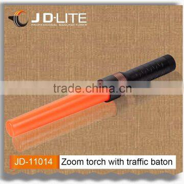 Warning zoom focus police led traffic baton torch led traffic signal light
