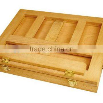 Hot Selling FSC&BSCI Christmas Crafts Folding Adjustable Wood Cookbook Display Holder for Kids Gift photo-5