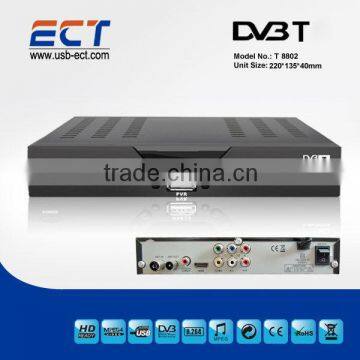 Popular Model ! set top box dvb-t-8802 1080P digital receiver freeview TV programs