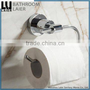 Customized Popular Unique Design Zinc Alloy Chrome Finishing Bathroom Sanitary Items Wall Mounted Toilet Paper Holder