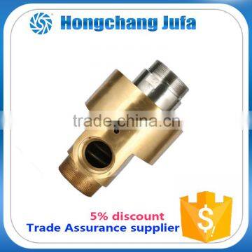 80A dualflow brass pipe fittings hydraulic water rotary coupling