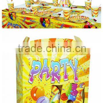 Six-piece Kids birthday party decorations-kids birthday party supplies