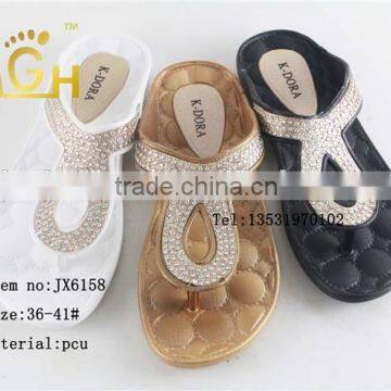 beautiful china shoes pcu lady shoes