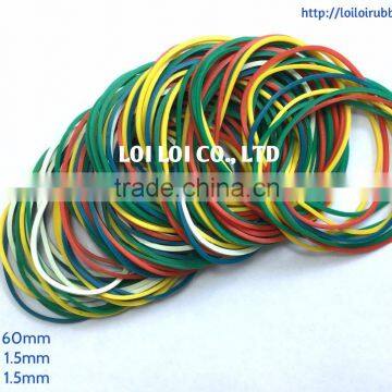 60mm Popular SALE Colorful Rubber Band - Solid Eco-friendly Vietnam decorative rubber band