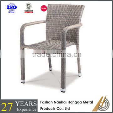 Stacking PE rattan furniture outdoor