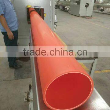 Orange color PE cable protection pipe hdpe conduit tube