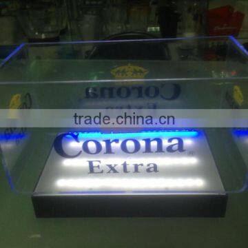 Large Capacity Light up Plastic Led Acrylic Corona Ice Bucket photo-4