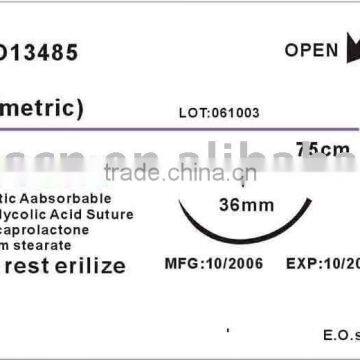 competitive price PGA sutures with needle