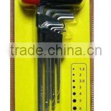 The Hot Sale and The Low Price WBH9001 9PCS Hex Key Wrench Set/Allen Key