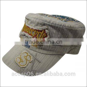 embroidery army cap