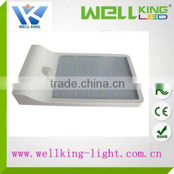 Solar panel led motion sensor light with UL certificated