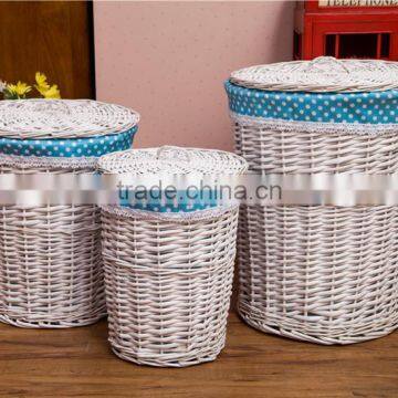 Easy to operate popular sale wicker laundry hamper basket