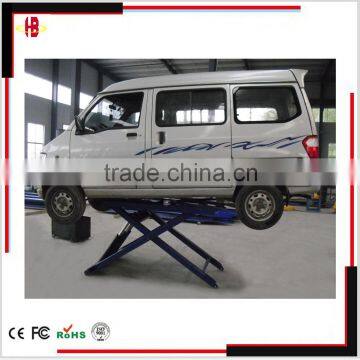 high quality double cylinder scissor small car lift