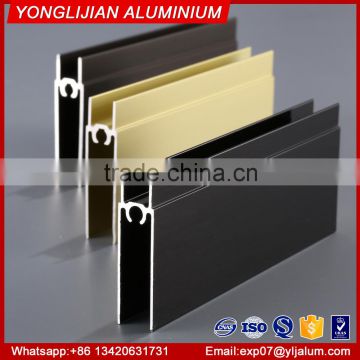 6000 series aluminum bottom profile for furniture closet wardrobe door