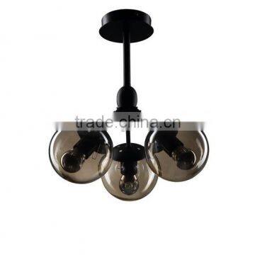 Manufacturer's Premium Globe Glass Pendant Light Vintage 5 Socket Ceiling Light Home Decoration Hanging Lamp