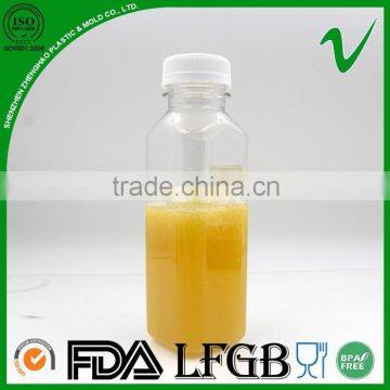 PET Clear Square 325ml Plastic Bottle for Beverage photo-4