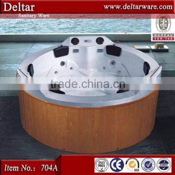 European style popular comforter set outdoor bathtub wood, balboa hot tub, round hot tub with skirt panel