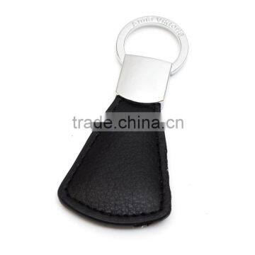High Quality Hot Sale Zinc Alloy Cheap Promotional Leather Keychains photo-6