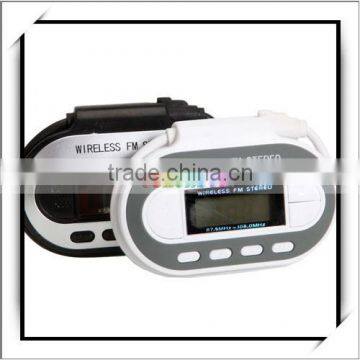 Car MP3 Player Wireless FM Transmitter driver car mp3 player White