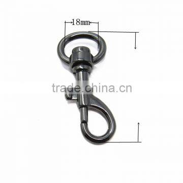 Black Carabiner Snap Hook Dog Collar Clips