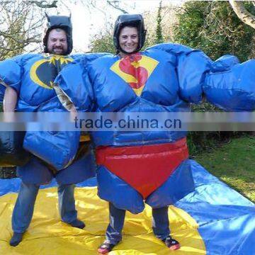 Hola batman foam padded sumo suits/sumo wrestling suits