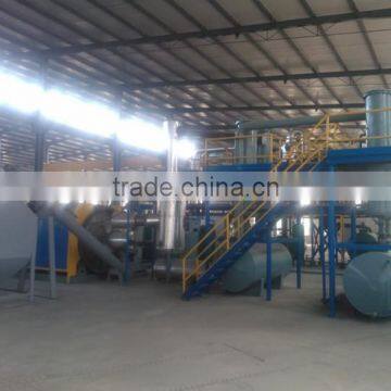 hot selling 2016 new industrial waste tire pyrolysis oil machine