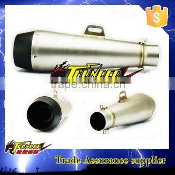 Universal muffler exhaust silencer for racing motorcycle