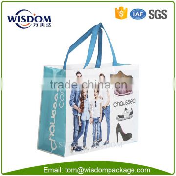 custom recyclable full color pp non woven bag