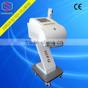 Chest Shaping 2015 Best Beauty Equipment HIFU Expression Lines Removal Anti-Wrinkle Machine With Lasting Effect EVERSUN HIFU-EX