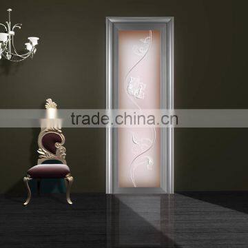 3-19mm Decorative Glass Office Door