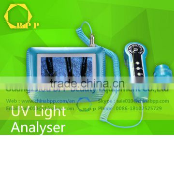 2015 Advanced skin and hair analysis machine with freeze-frame device