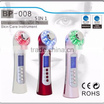 Tabao LCD display Photorejuvenation therapy 3MHZ Ultrasonic Anti Puffiness facial beauty device