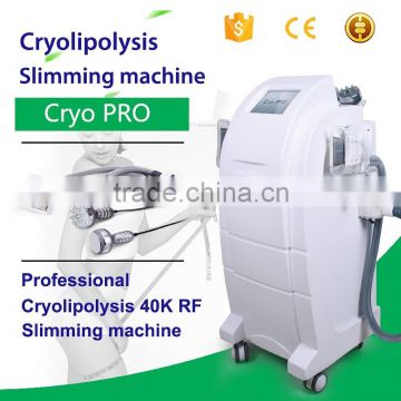 2 Handles Cryolipolysis/Cavitation Slimming Machine/Fat Loss Weight Freezing Machine Increasing Muscle Tone