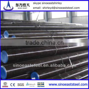 Ms Low Carbon Black Seamless Pipe/ Iron Tubes