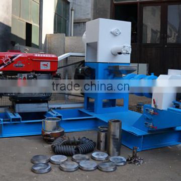 200kg/h floating fish feed pellet extruder with diesel engine from China suppliers