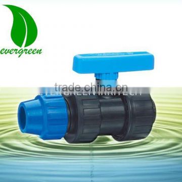 PE Compression Fittings Water Valve