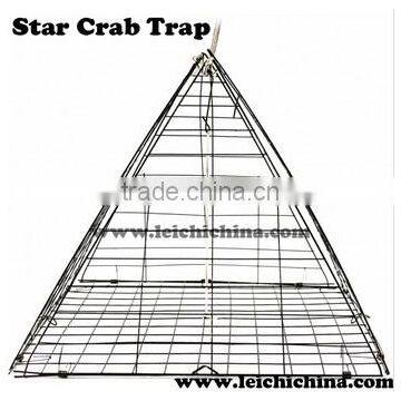 protective coating pyramid-style folding star crab trap