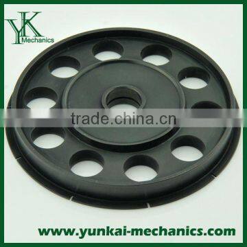 Black POM engineering plastic machined spare parts,high quality cnc turned products