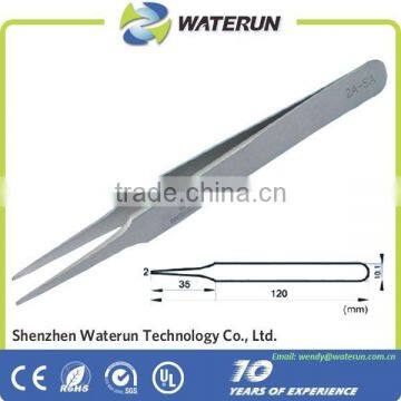 stainless steel eyelash extension tweezers manufacturer