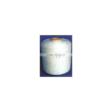 Fiberglass bulk/textured yarn for weaving fabric and lampwick